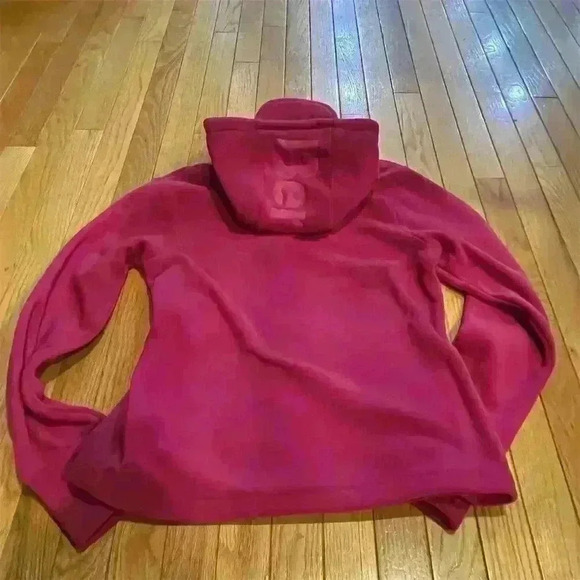 Bench Women's Purple Asymmetric Zip-Up Microfleece Jacket Size M - Picture 10 of 11